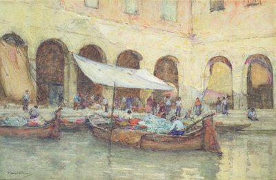 Der Rialto-Markt, Venedig von Terrick Williams